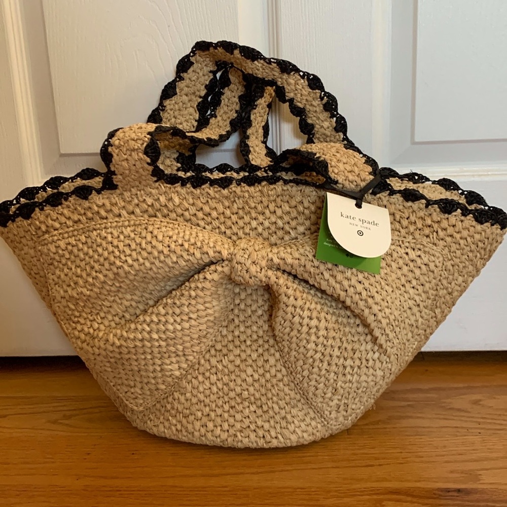 Kate Spade New York x Target Raffia Bow Tote Bag